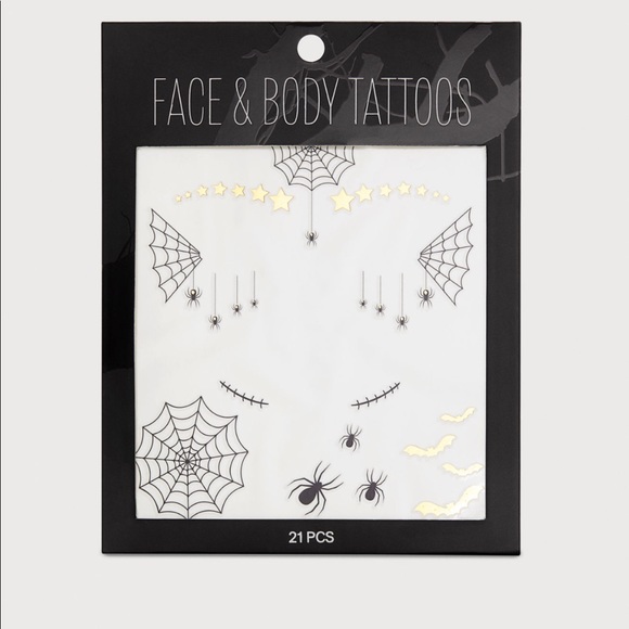 2 Packs FACE & BODY TATTOOS - Picture 1 of 3